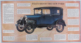 A-99051 "FEATURES OF THE NEW FORD" Poster