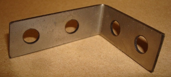A-70163 1928-1929 Coupe Right Upper 1/4 Window To Corner Block Metal Strap Bracket - Each - USA Made!