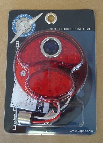A-13419-RBD LED Conversion for tail lights - 12 Volt - All Red W/ Blue Dot - Right Side (w/o license light)