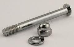 A-17715-P Chrome Plated Hinge Pin And Acorn Nut For Any Hinge Mounted Mirror - Each