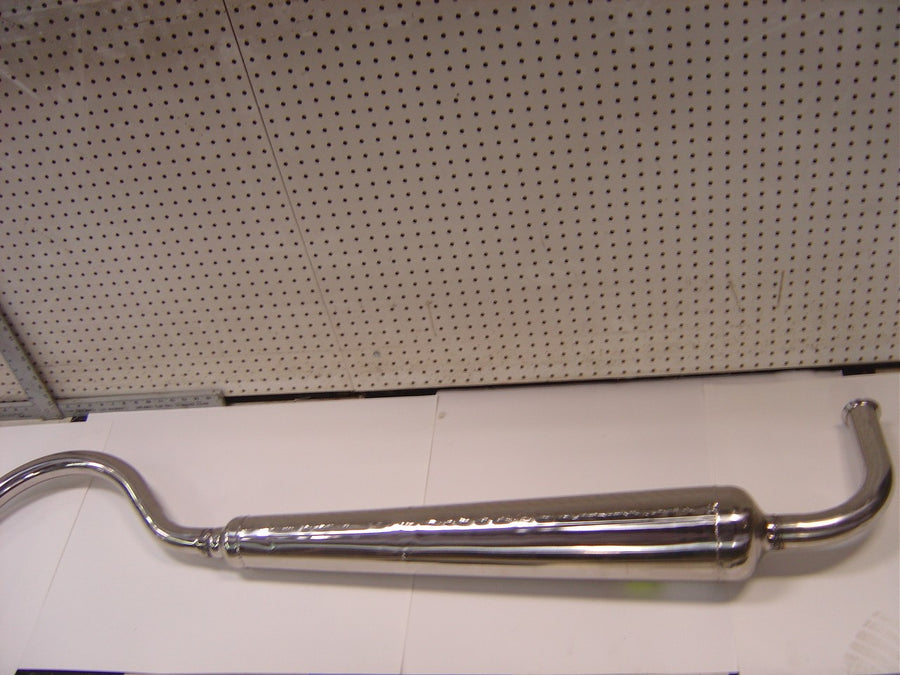 A-5230-SS Muffler Polished Stainless Steel USA Made