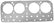 A-6051-MC Headgasket for Miller/Cragar Head- Composition- USA Made