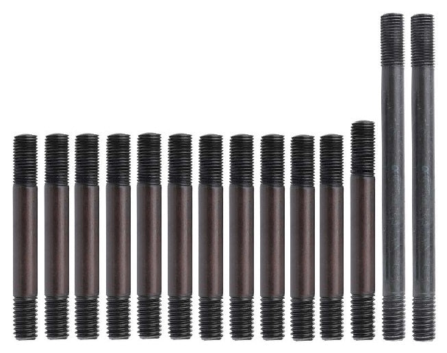 A-6066-H Head Stud Set Hardened- Chromoly Head Studs with Rolled Threads