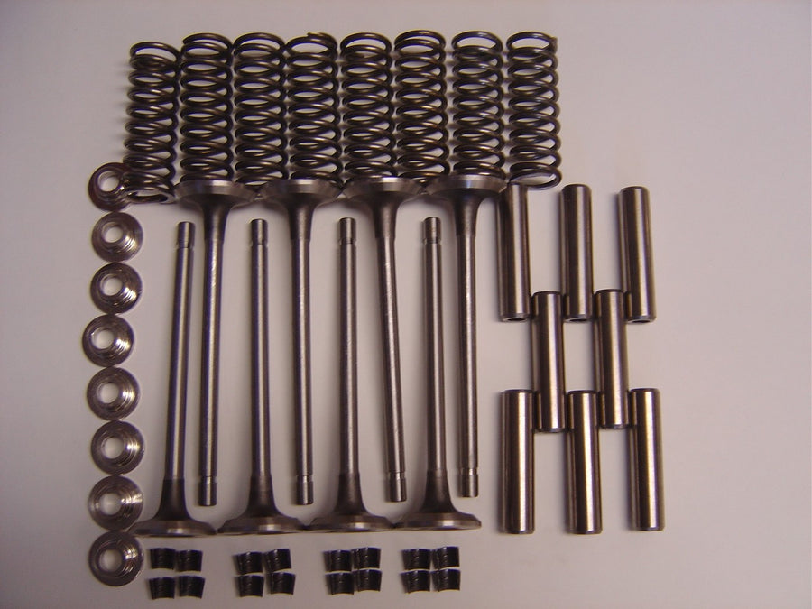A-6508 Modern valve Conversion kit- includes valves, springs, guides and keepers- All USA Made