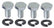 A-6610-K Oil Pump Bottom Plate Bolts