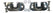 A-8140-SS Radiator Rod Clips - Stainless *
