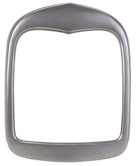 A-8208-F Grille Shell - 1928-29 Smoothie Plain Steel - No hole for radiator cap, emblem, or headlight and horn wires