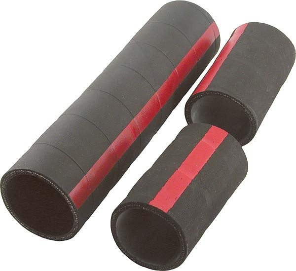 A-8260-B Radiator Hose Set - Black w/ Red Stripe - Clamps Included