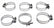 A-8261 Hose Clamp Set Of 6