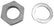 A-9159 Cast Bowl Mounting Nut Only