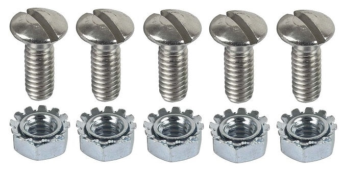 A-11950-C Dash Rail Screw Set - 30-31 Chrome