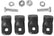 A-13145-AR License Plate Front Clips- 1928 only