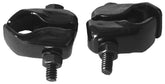 A-13145-B License Bracket Front Set - Black Pr