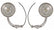 A-13300-B Cowl Lights Pair 1930-1931