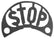 A-13653 Drum Tail Light STOP Sign Beh. Lens