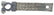 A-14301-B Battery Ground Strap - Modern Style