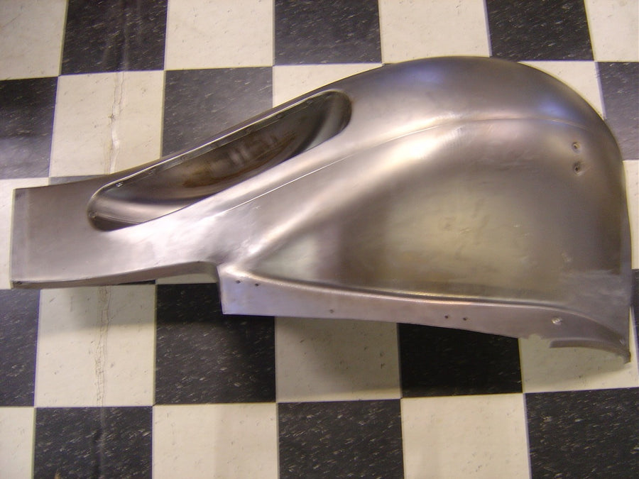 A-16106-AL Left 1931 Fender- Front- Steel - With Spare Tire well installed