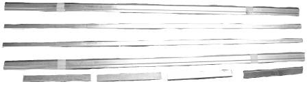 A-16454-BS Running Board Trim- Stainless Steel- 1930