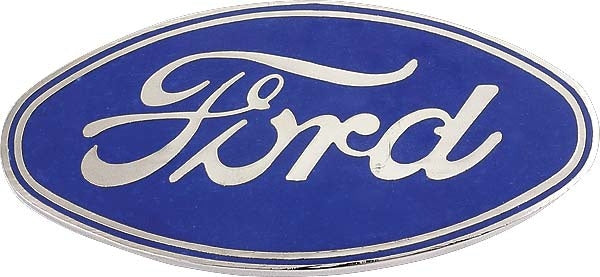 A-16465-E Pair of Blue Ford emblems for A-16465 deluxe Running Board step plates