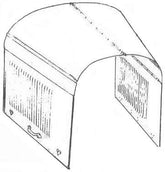 A-16610-A Hood 1928-29 4-Door; Cabriolet