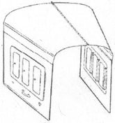 A-16615-C3 Hood With 3 Doors 1930-31