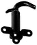 A-16750-A Hood Latch - Black 1928-29