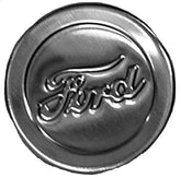 A-17762-A Bumper Center Clamp Ford Script Round 1929