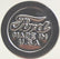 A-17762-AR Bumper Clamp Center Ford Made In USA Script Round 1928