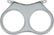 A-18102 Dual Guage BKT 28-30 - For Use With Oval Speedometer