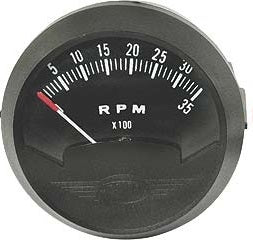 A-18109-A 6 Volt 2 1/16" Tachometer-