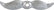 A-18365 Chrome Wings For MotoMeter