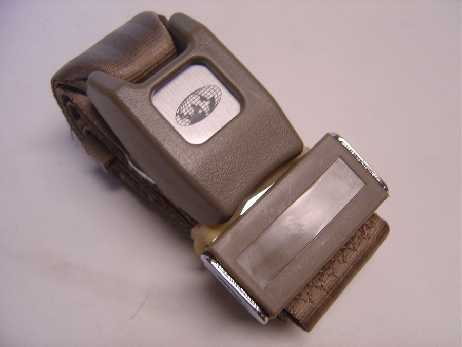 A-18450 Seat Belt- Tan - Complete Lap Belt