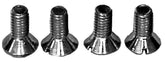 A-37135-B 1929-1930 Stansion Screw Set - Chrome Fine thread
