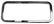A-37533 Roadster Rear Window Frame & Glass- Stainlesss