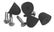 A-37540 Rear Window Rubbers (On Rear Panal)- for Roadsters