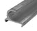 A-38350 Rain Gutters- Pair- 7 Ft.-Alum W/back.