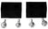 A-41484 Rumble Seat Lower Rubber Stops- Pr.