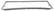 A-45401-A 1928-1929 Closed Car Steel Windhield Frame- USA Made and very nice- Plain Steel-