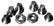 A-45510-K Windshield Frame Screws-8Pc Set