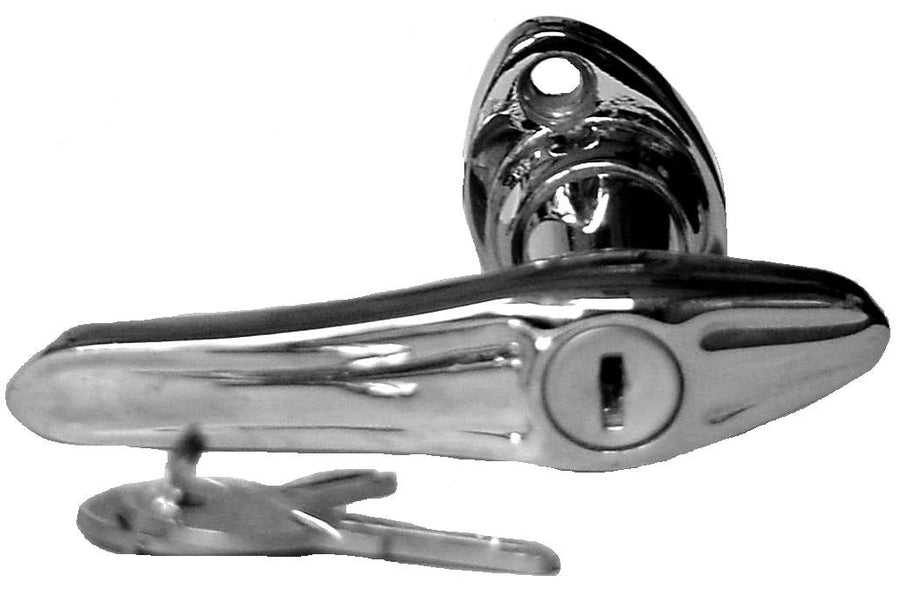 A-46118 Locking Door Handle - Chrome 1928-29