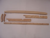 A-48252 Roll Down Rear Window Wood Frame 1930-31 Coupe