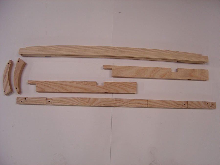 A-48252 Roll Down Rear Window Wood Frame 1930-31 Coupe