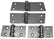 A-48605 Door Hinge Set - 1928-1929 Roadster/Phaeton/Roadster Pickup