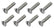 A-48712 Set of 8 12/24 Screws to mount the A-48710 Footmans Loop to the door and the car