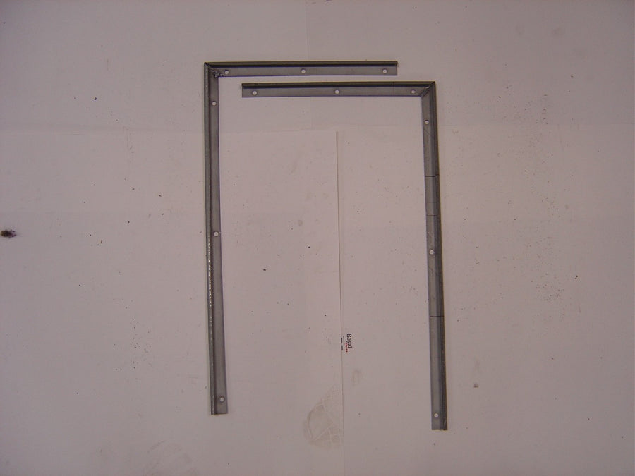 A-55083 Roadster Pickup Rear Quarter Panel Upholstery Panel Holders- Pair- 1928-1929 Roadster Pickup