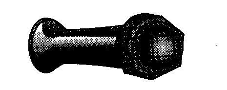 A-55096 Door Knob -Polished stainless steel- Fits 1928 Roadster pickup and 1928-1929 Closed Cab Pickup