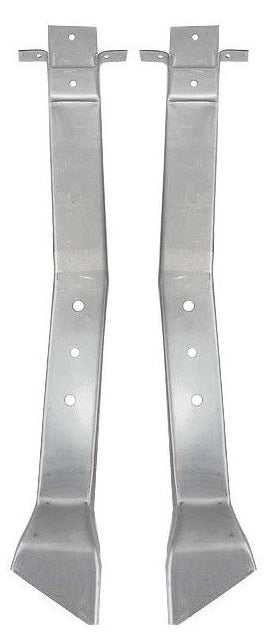 A-70108 Rumble Hinge Support Braces- Pair- 1930-1931 Coupes, Roadsters and Cabriolets