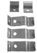 A-70149 Seat Clip Set- 1928-1929 Roadster