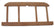 A-82514 Seat Frame Wood-1931 Slant Windshield 4 Door Sedan- Rear Backrest wood