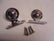 A-91070 Rear Window Shade Brackets- Nickel plated pair -